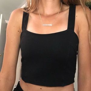 Bandy black edgy tank top!